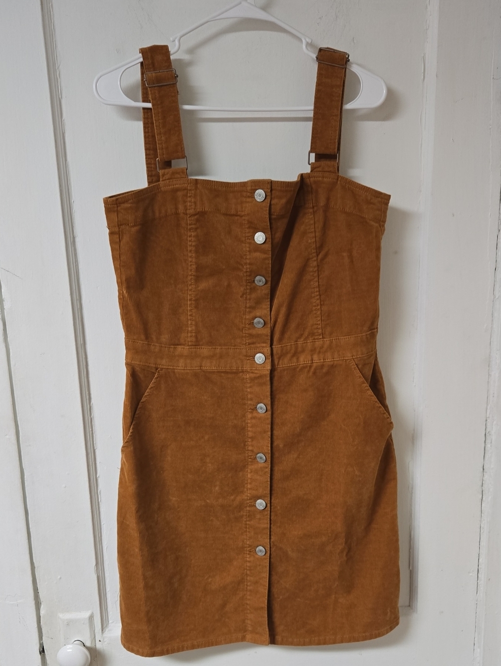 GAP Corduroy Button Front Skirtall Size Medium Summer Spice